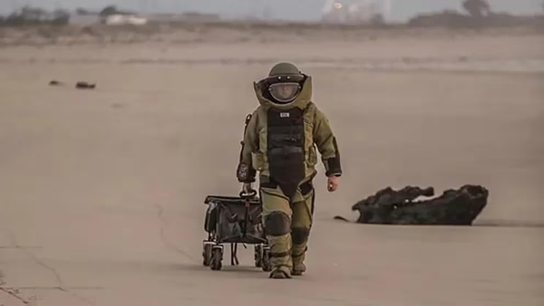 Un artefacto explosivo de la Segunda Guerra Mundial fue encontrado en la costa californiana - Megacadena - Diario Digital