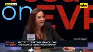 Ley del Servicio Civil: “Pretende que el ingreso sea por concurso y méritos”, dijo Andrea Picasso - Mesa de Periodistas - ABC Color
