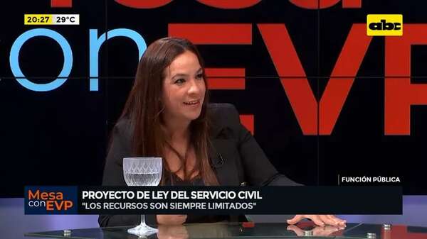 Ley del Servicio Civil: “Pretende que el ingreso sea por concurso y méritos”, dijo Andrea Picasso - Mesa de Periodistas - ABC Color