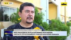Video: más pasajeros de plataformas por Parxin  - ABC Noticias - ABC Color
