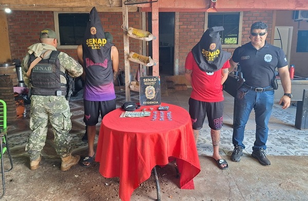 Allanan vivienda y detienen a distribuidor de drogas en Ciudad del Este