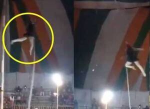 [VIDEO] Gimnasta muere realizando su show en el circo