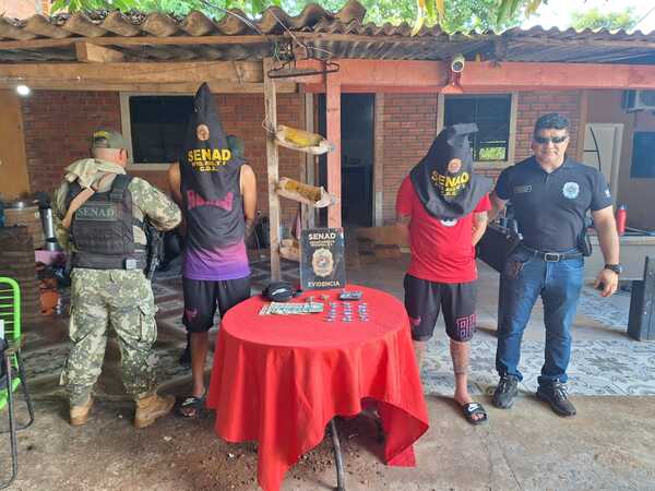 Allanan vivienda y detienen a distribuidor de drogas en Ciudad del Este - ADN Digital