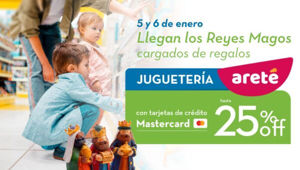 Banco GNB y Supermercado Areté celebran juntos la magia de los Reyes Magos
