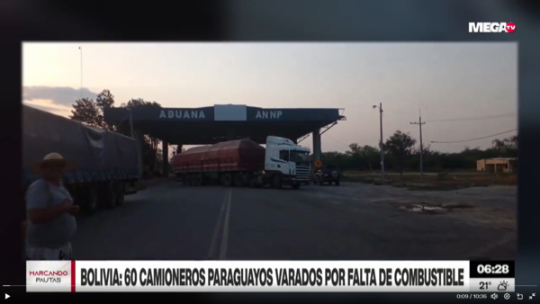 Casi 60 camiones paraguayos están varados hace un mes en Bolivia - Megacadena - Diario Digital