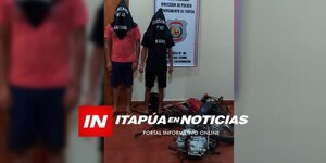 APREHENDIERON A DOS SUJETOS Y RECUPERARON PARTES DE UN BICICLO - Itapúa Noticias