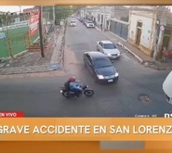 Imprudencia al volante provocó grave accidente en San Lorenzo - Paraguay.com