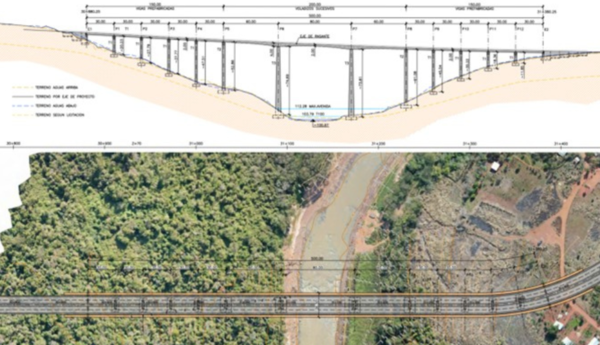 Revisión y diseño final del segundo puente sobre el río Monday, en su etapa final