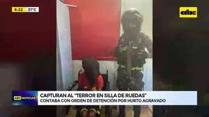 Video: Capturan al “terror en silla de ruedas”  - ABC Noticias - ABC Color