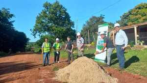 Comienza la construcción de empedrados en el barrio Moisés Bertoni de Capitán Miranda