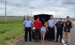 Recuperan camioneta robada en Ñemby y detienen a los supuestos responsables en San José de los Arroyos