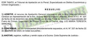 Cámara mantiene en prisión a modelo Andrea Segovia, acusada por narcotráfico