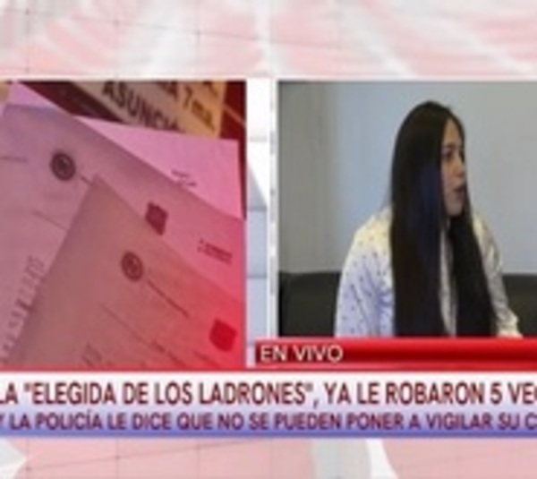 Le robaron 5 veces en su casa y la Policía solo imprime sus denuncias - Paraguay.com