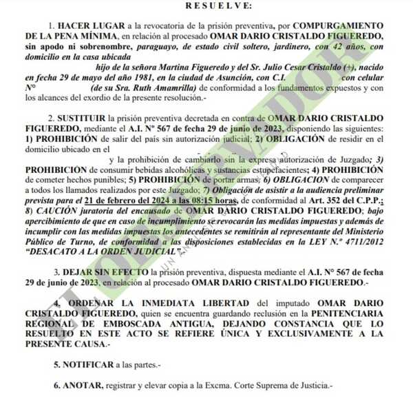 Hombre que amenazó con bomba en Palacio de Justicia obtiene libertad ambulatoria
