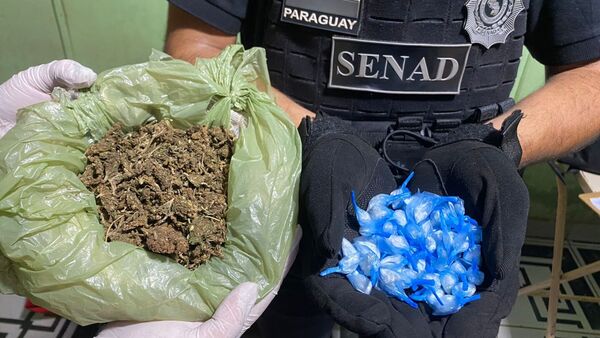 Padre e hijo utilizaban bodega para distribuir drogas en Ciudad del Este, según Senad