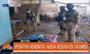 Operativo Veneratio: Realizan nueva requisa en Tacumbú | Telefuturo