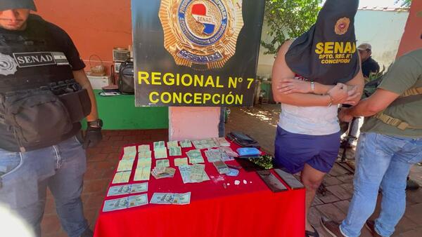 Operativo en Horqueta: La SENAD lidera allanamiento, incautando drogas y dinero local y extranjero