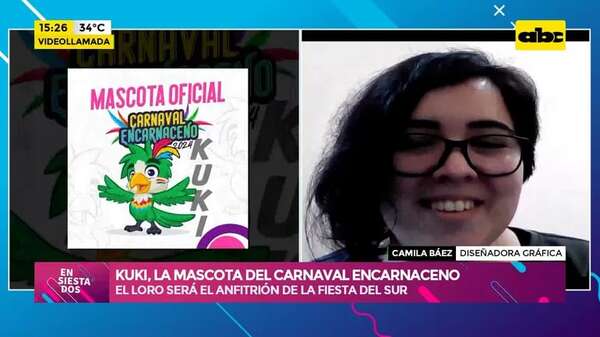 Video: Kuki, la mascota del carnaval encarnaceno - Ensiestados - ABC Color