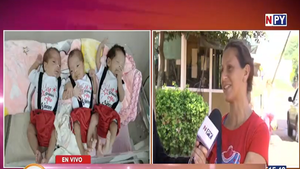 Bendición por tres: Padres de trillizas piden ayuda a la ciudadanía - Noticias Paraguay