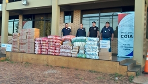 Mercaderías brasileñas sin documentación legal incautadas en Itapúa