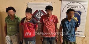 DESBARATARON PUNTO DE MICROTRÁFICO EN CAMBYRETÁ - Itapúa Noticias
