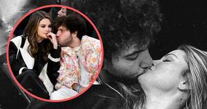 La Nación / Selena Gómez estuvo a los besos con Benny Blanco en un partido de básquet