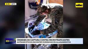 Video: Órdenes de captura contra microtraficantes - ABC Noticias - ABC Color