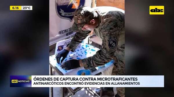 Video: Órdenes de captura contra microtraficantes - ABC Noticias - ABC Color