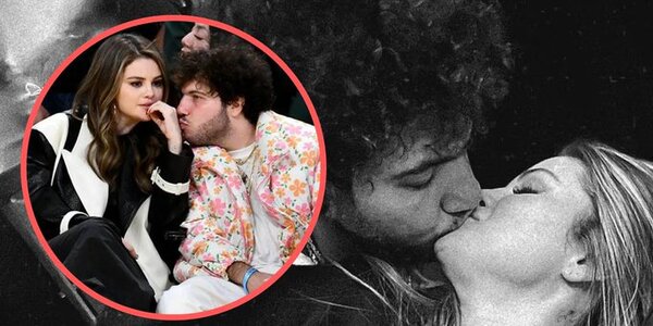 Selena Gómez estuvo a los besos con Benny Blanco en un partido de básquet