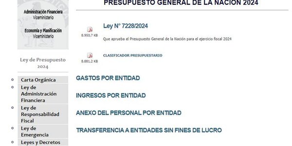 Con un ‘click’ se puede acceder al Presupuesto General de la Nación 2024