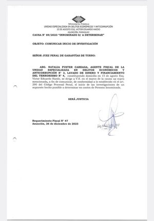 FISCALÍA INVESTIGA A SILVIO BETO OVELAR POR SUPUESTO NEPOTISMO