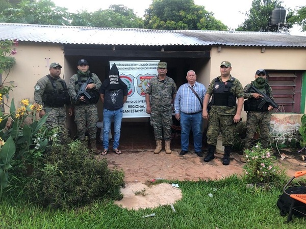 Tras allanamiento fiscal capturan a un hombre buscado por robo agravado en San Pedro