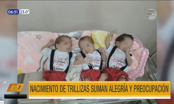 Nacimiento de trillizas suma alegría y preocupación | Telefuturo