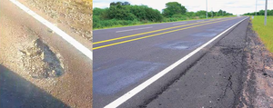 Abrirán investigación para determinar la causa de baches y fisuras en la nueva ruta Transchaco - trece
