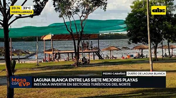 Video: Laguna Blanca entre las siete mejores playas de Paraguay - Mesa de Periodistas - ABC Color
