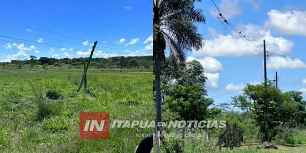 VECINOS DE CARMEN DEL PNÁ. RECLAMAN DESATENCIÓN DE LA ANDE - Itapúa Noticias