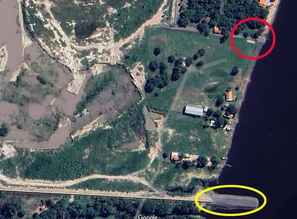 Denuncian acelerada construcción de un segundo muro en el río Paraguay - Política - ABC Color