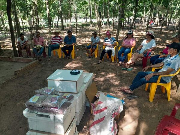 Entrega de Insumos y Equipos en la Comunidad de Punta Pora Ñu, Yby Ya’u