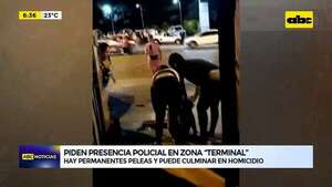 Video: piden presencia policial en zona Terminal - ABC Noticias - ABC Color