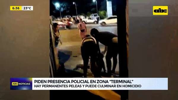 Video: piden presencia policial en zona Terminal - ABC Noticias - ABC Color