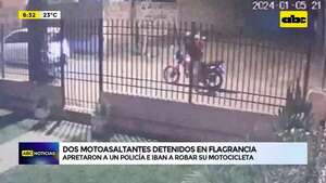 Video: dos motoasaltantes detenidos en flagrancia  - ABC Noticias - ABC Color