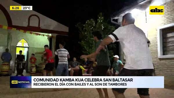 Video: comunidad Kamba Kua celebra San Baltasar - ABC Noticias - ABC Color