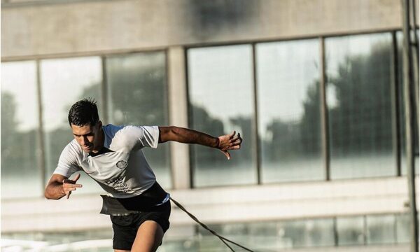 Mati Almeida recordó a su padre en la pre temporada de Olimpia