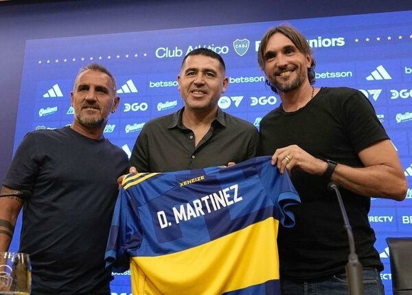 Versus / Ahora sí: Diego Martínez fue presentado como nuevo DT del Boca Juniors de Bruno Valdez