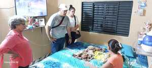Niña de Puerto Sastre recibió la donación de un nuevo respirador artificial