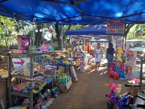 Día de Reyes: Éxito en la venta de juguetes en la plaza de armas de Encarnación