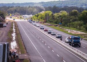 Las alternativas del MOPC en caso de congestionamiento de la ruta PY02 - trece