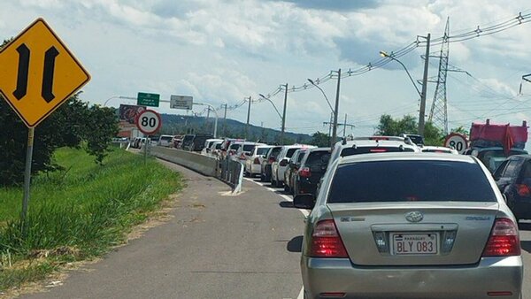 MOPC ofrece dos alternativas ante eventual congestionamiento sobre ruta PY02