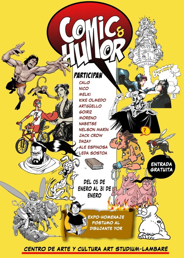 Habilitan Expo «Comic & Humor» en Lambaré