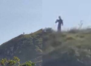 [VIDEO] ¡No estamos solos! Seres extraños aparecieron en un cerro